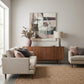 'Blush Geometry' Canvas Print, 82 × 82cm