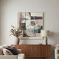 'Blush Geometry' Canvas Print, 82 × 82cm
