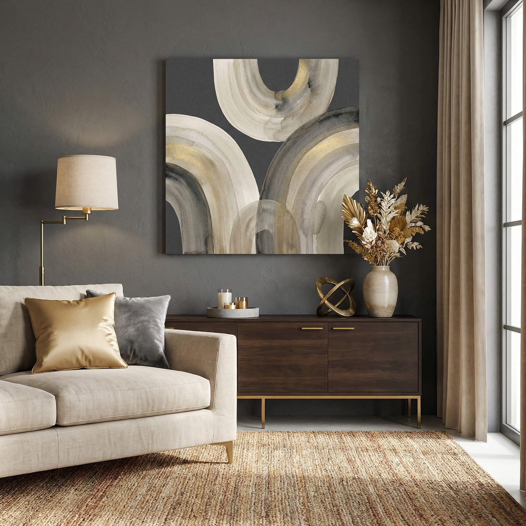 'Eclipse Forms' Canvas Print, 82 × 82cm
