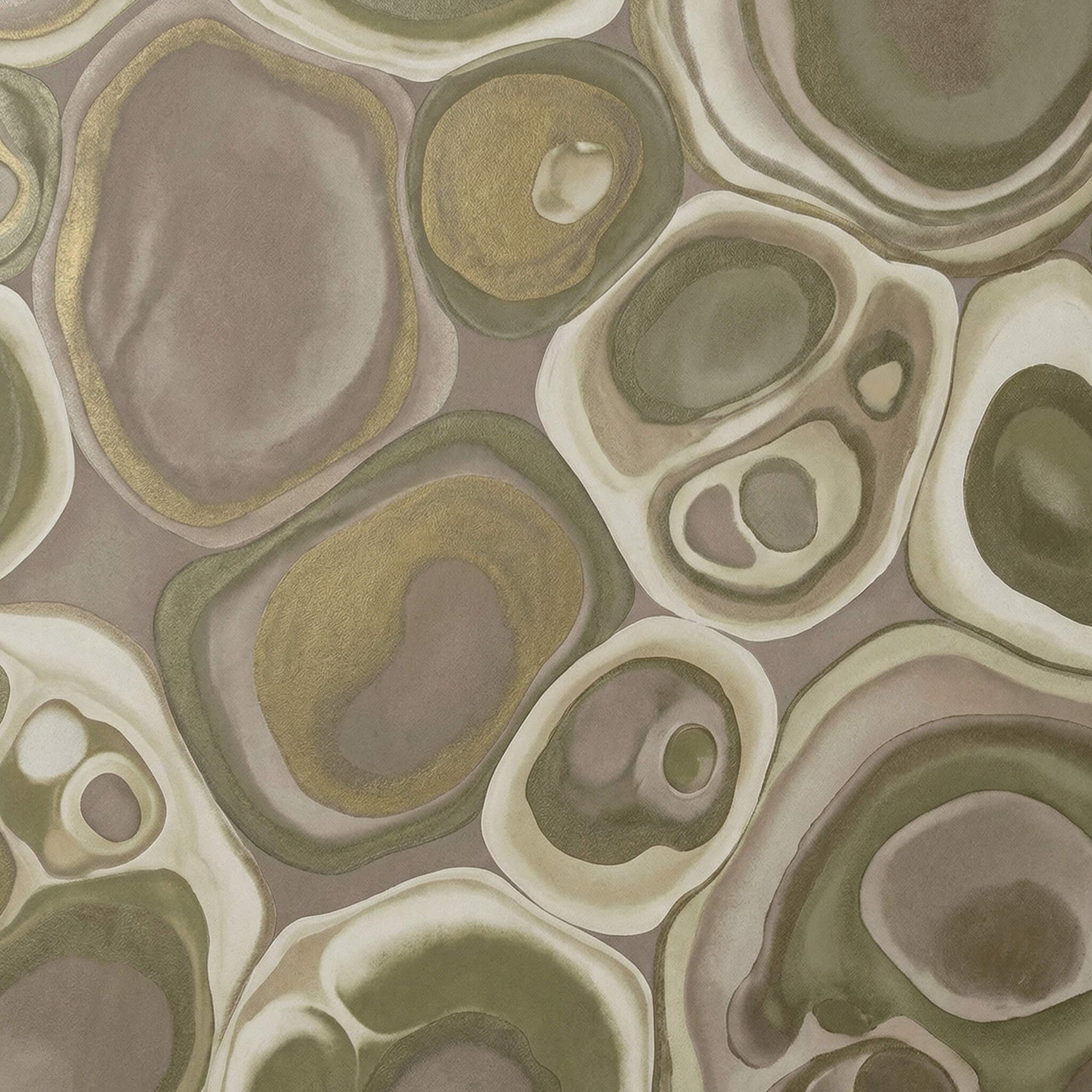 'Botanical Stone' Canvas Print, 82 × 82cm