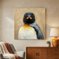 'Noble Penguin' Canvas Print, 82 × 82cm