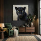 'The Black Panther' Canvas Print, 82 × 82cm