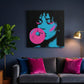 'Electric Bubble' Canvas Print, 82 × 82cm