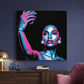 'The Neon Moment' Canvas Print, 82 × 82cm