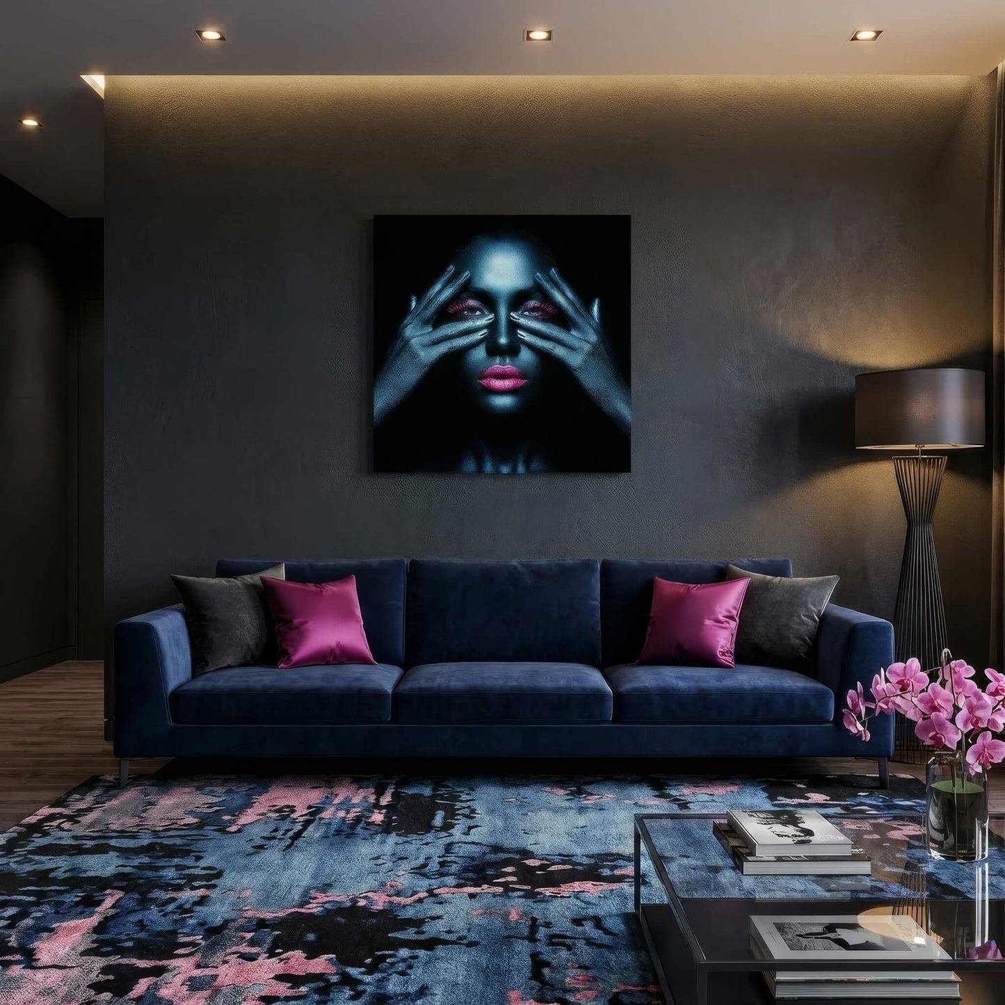 'Glow in the Dark' Canvas Print, 82 × 82cm