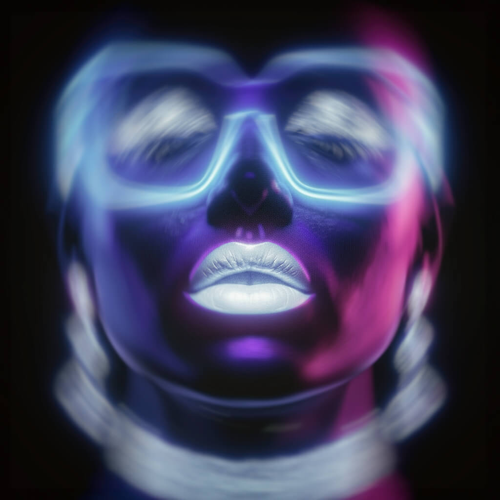 'Night Vision' Canvas Print, 82 × 82cm