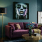 'Noir Radiance' Canvas Print, 82 × 82cm