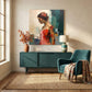 'Silent Poise' Canvas Print, 82 × 82cm