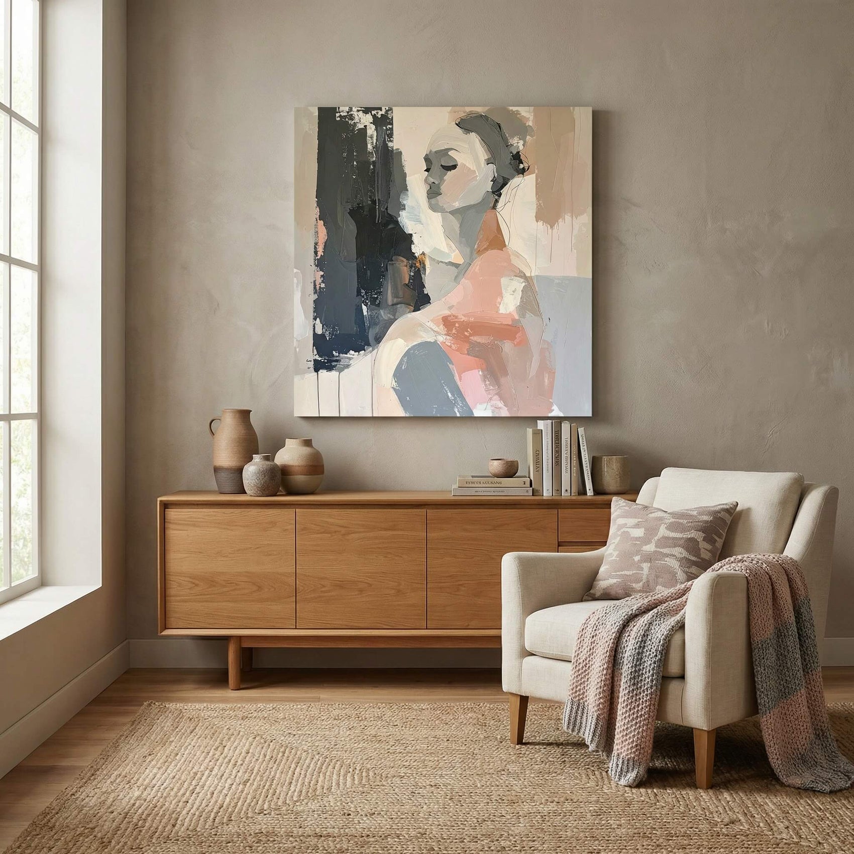 'The Calm Within' Canvas Print, 82 × 82cm