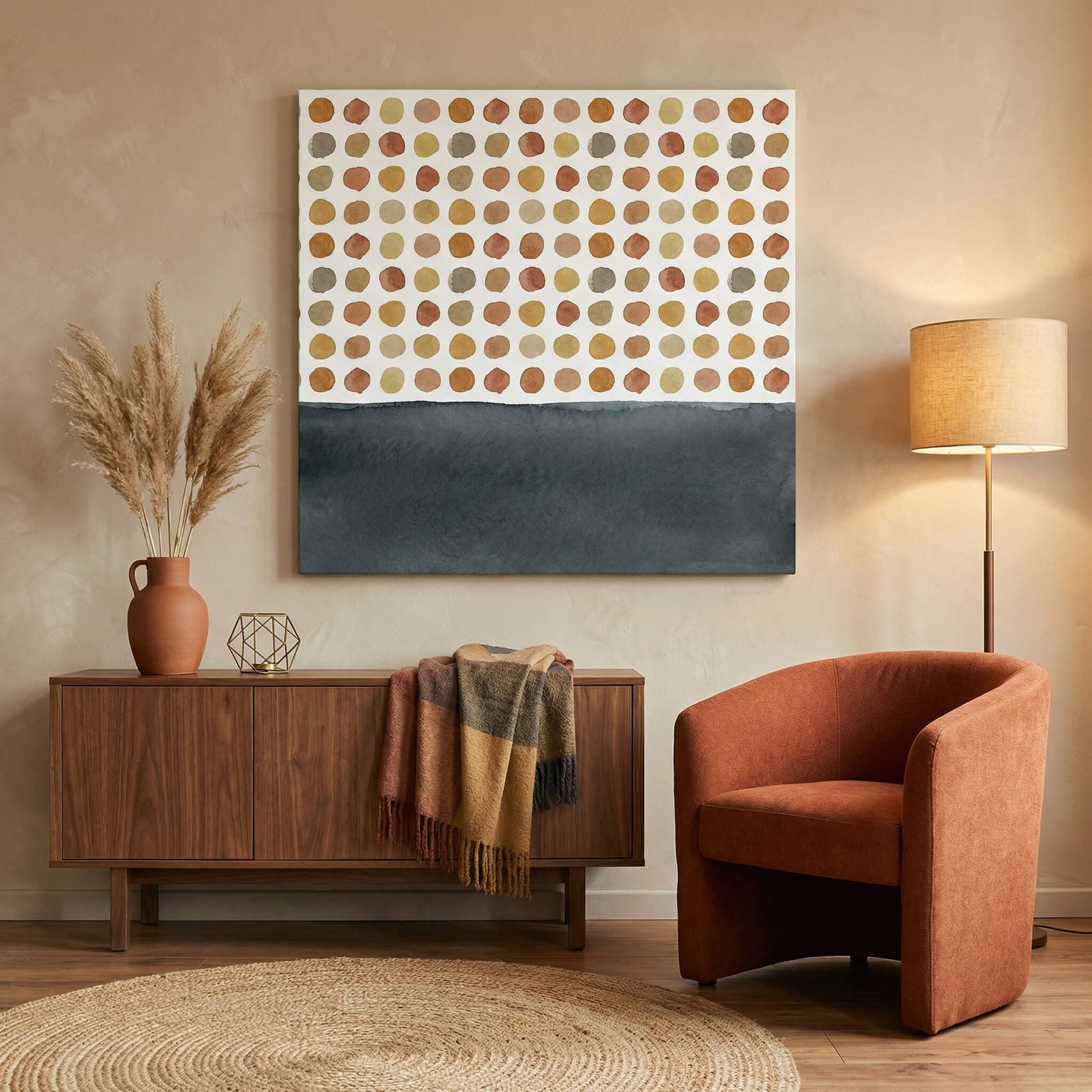 'Autumn Confetti' Canvas Print, 82 × 82cm