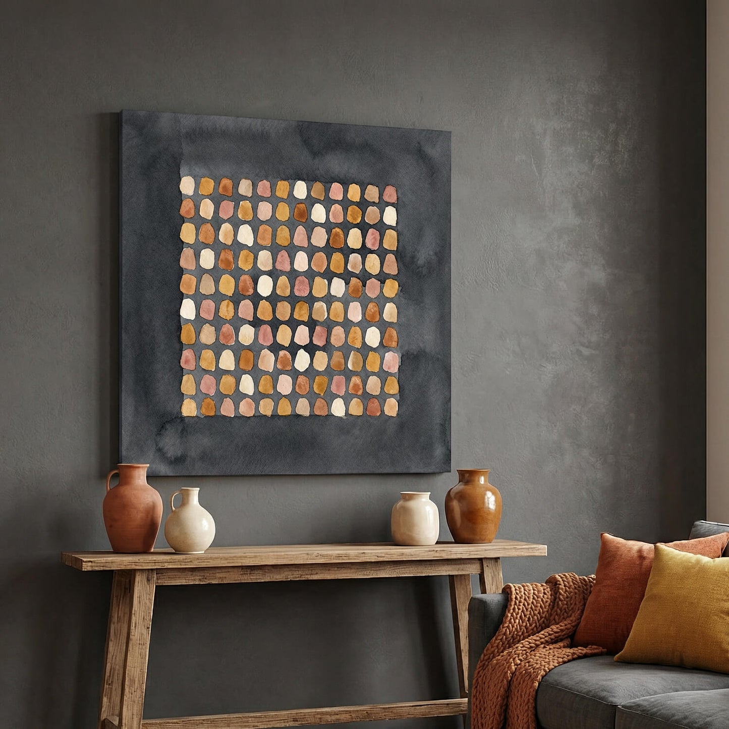 'Dusk Arrangement' Canvas Print, 82 × 82cm