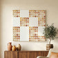'Rustic Geometry' Canvas Print, 82 × 82cm
