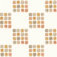 'Terracotta Tiles' Canvas Print, 82 × 82cm