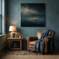 'Waiting for the Wave' Canvas Print, 82 × 82cm