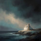 'Haven on the Rocks' Canvas Print, 82 × 82cm