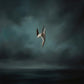 'Midnight Dive' Canvas Print, 82 × 82cm