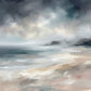 'Shoreline Haze' Canvas Print, 82 × 82cm
