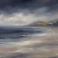 'Nightfall by the Sea' Canvas Print, 82 × 82cm