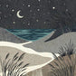 'Coastal Nightfall' Canvas Print, 82 × 82cm
