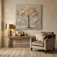 'Autumn Heart Tree' Canvas Print, 82 × 82cm