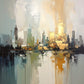 'Urban Glow' Canvas Print, 82 × 82cm
