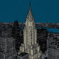 'Midnight Manhattan' Canvas Print, 82 × 82cm