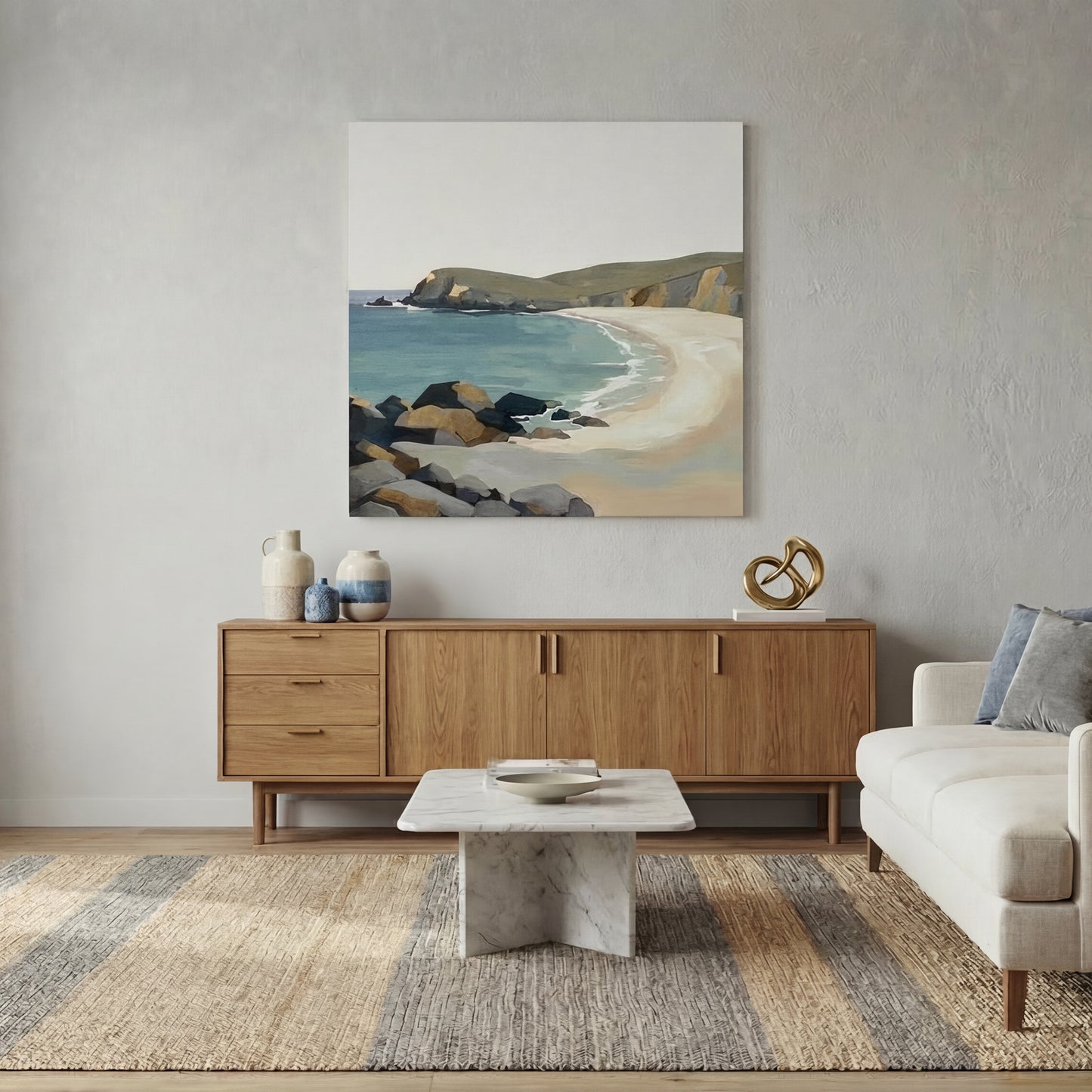 'Still Water, Far West' Canvas Print, 82 × 82cm